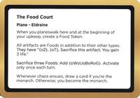 The Food Court (Black Lotus Unknown Planechase), Oversize Cards