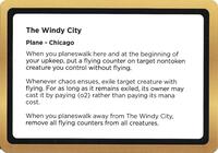 The Windy City (Black Lotus Unknown Planechase), Oversize Cards