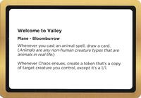 Welcome to Valley (Black Lotus Unknown Planechase), Oversize Cards