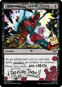 Deadly Dispute (080) (Pool Party Foil), Secret Lair Drop Series