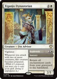 Eiganjo Dynastorian, Commander: Secrets of Strixhaven