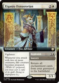 Eiganjo Dynastorian (Extended Art), Commander: Secrets of Strixhaven