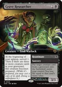 Grave Researcher (Extended Art), Secrets of Strixhaven