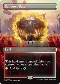 Sundown Pass (Borderless), Secrets of Strixhaven