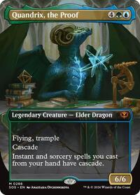 Quandrix, the Proof (Borderless), Secrets of Strixhaven