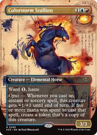 Colorstorm Stallion (Borderless), Secrets of Strixhaven