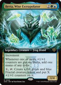 Berta, Wise Extrapolator (Extended Art), Secrets of Strixhaven