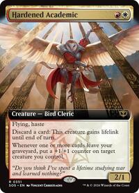 Hardened Academic (Extended Art), Secrets of Strixhaven
