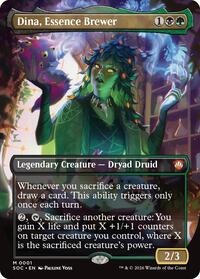 Dina, Essence Brewer (Borderless), Commander: Secrets of Strixhaven