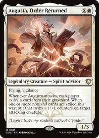 Augusta, Order Returned, Commander: Secrets of Strixhaven