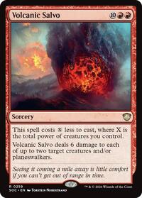 Volcanic Salvo, Commander: Secrets of Strixhaven