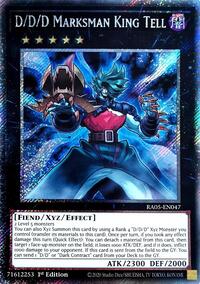 D/D/D Marksman King Tell (Platinum Secret Rare)