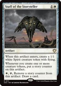 Staff of the Storyteller, Commander: Secrets of Strixhaven