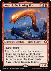 Atsushi, the Blazing Sky, Commander: Secrets of Strixhaven