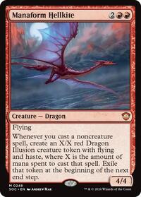 Manaform Hellkite, Commander: Secrets of Strixhaven