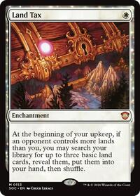 Land Tax, Commander: Secrets of Strixhaven
