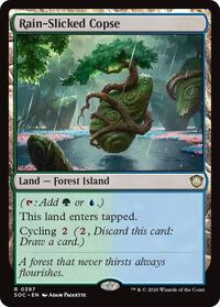 Rain-Slicked Copse, Commander: Secrets of Strixhaven