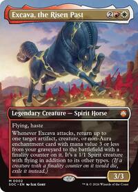 Excava, the Risen Past (Borderless), Commander: Secrets of Strixhaven