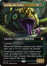 Gorma, the Gullet (Borderless), Commander: Secrets of Strixhaven