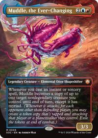 Muddle, the Ever-Changing (Borderless), Commander: Secrets of Strixhaven