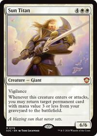 Sun Titan, Commander: Secrets of Strixhaven