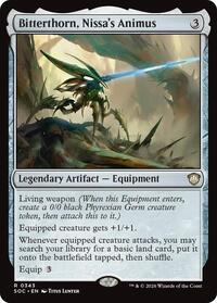 Bitterthorn, Nissa's Animus, Commander: Secrets of Strixhaven