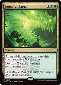 Immoral Bargain, Commander: Secrets of Strixhaven
