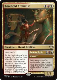 Lorehold Archivist, Commander: Secrets of Strixhaven