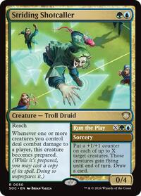 Striding Shotcaller, Commander: Secrets of Strixhaven