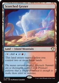 Scorched Geyser, Commander: Secrets of Strixhaven