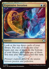 Expressive Iteration, Commander: Secrets of Strixhaven