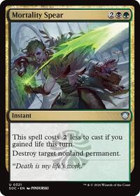 Mortality Spear, Commander: Secrets of Strixhaven