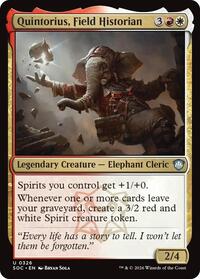 Quintorius, Field Historian, Commander: Secrets of Strixhaven