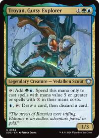 Troyan, Gutsy Explorer, Commander: Secrets of Strixhaven
