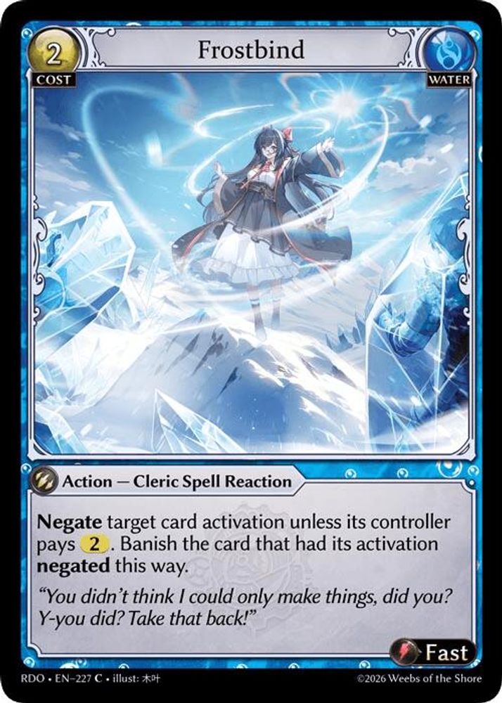 Frostbind, Standard, front