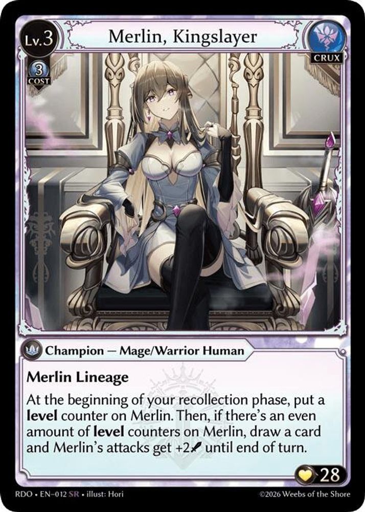 Merlin, Kingslayer, Standard, front