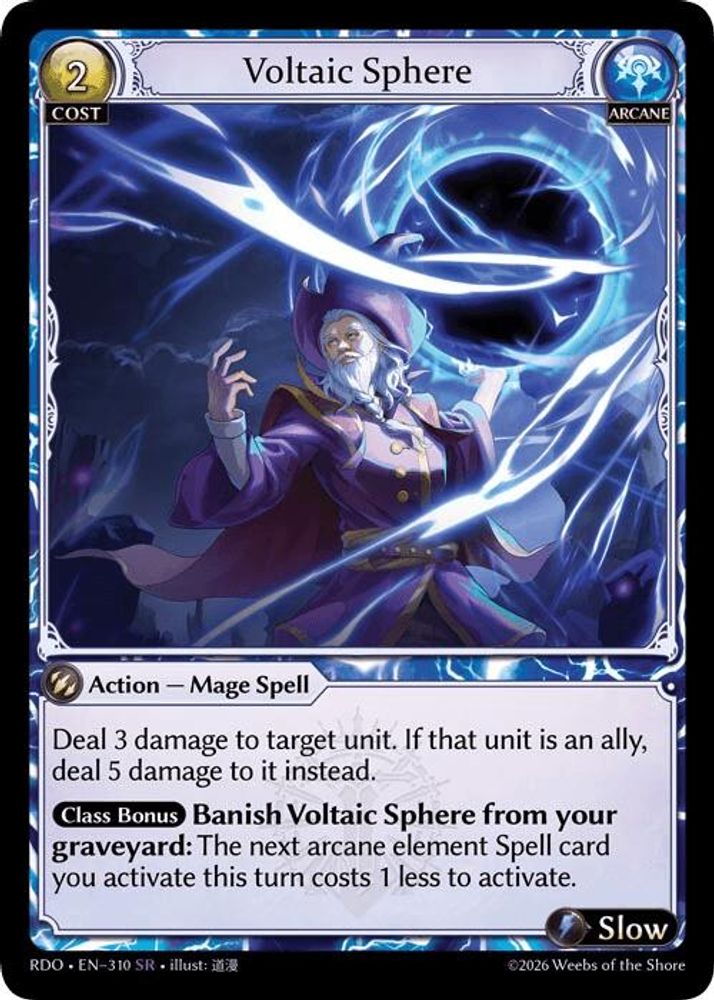 Voltaic Sphere, Standard, front