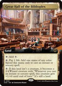 Great Hall of the Biblioplex (Extended Art), Secrets of Strixhaven