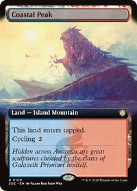 Coastal Peak (Extended Art), Commander: Secrets of Strixhaven