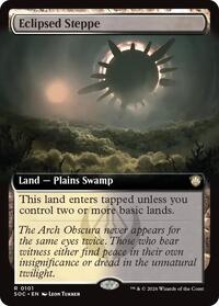 Eclipsed Steppe (Extended Art), Commander: Secrets of Strixhaven