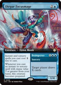 Dirgur Focusmage (Extended Art), Commander: Secrets of Strixhaven