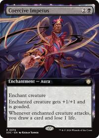 Coercive Impetus (Extended Art), Commander: Secrets of Strixhaven