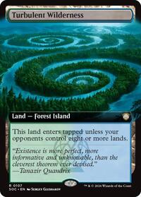 Turbulent Wilderness (Extended Art), Commander: Secrets of Strixhaven