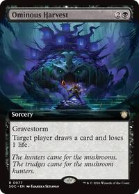 Ominous Harvest (Extended Art), Commander: Secrets of Strixhaven