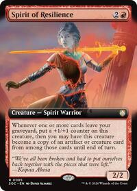 Spirit of Resilience (Extended Art), Commander: Secrets of Strixhaven