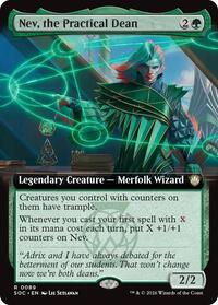 Nev, the Practical Dean (Extended Art), Commander: Secrets of Strixhaven