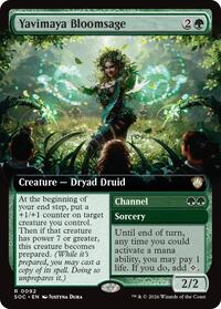 Yavimaya Bloomsage (Extended Art), Commander: Secrets of Strixhaven