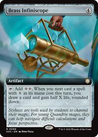 Brass Infiniscope (Extended Art), Commander: Secrets of Strixhaven