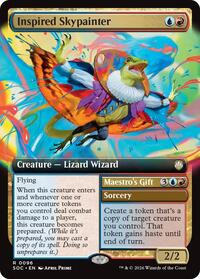 Inspired Skypainter (Extended Art), Commander: Secrets of Strixhaven