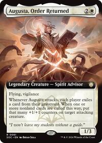 Augusta, Order Returned (Extended Art), Commander: Secrets of Strixhaven